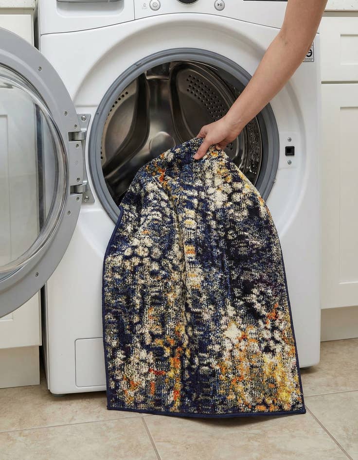 Detail image of  2' x 6' 9  Washable Carnevale Runner Rug