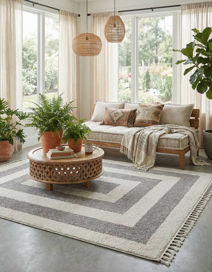 Detail image of  9' x 12' Boho Rug