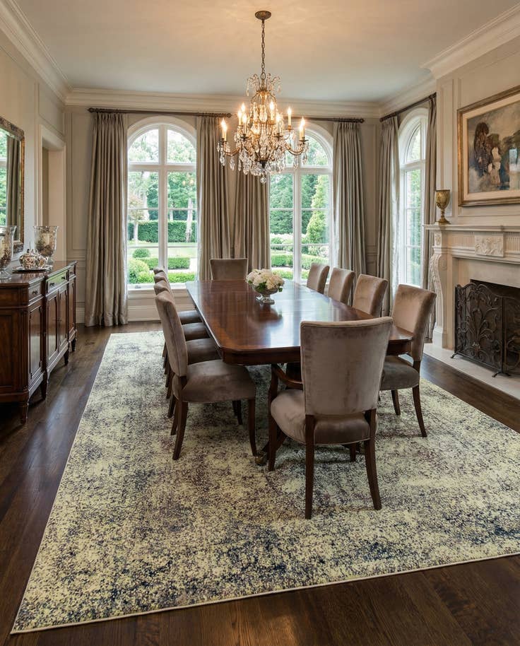 Detail image of 10' 4 x 14' 11 Hand Knotted Vintage Royal Persian Wool Rug