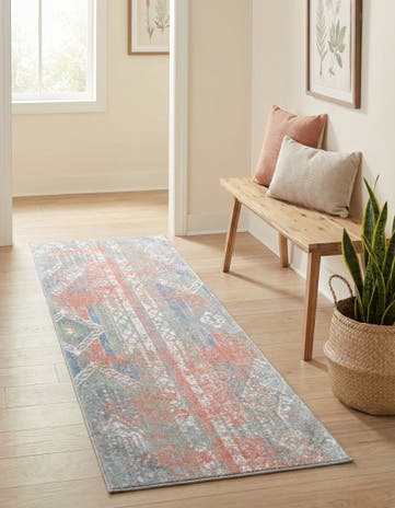 2' x 6' Kamala Washable Runner Rug