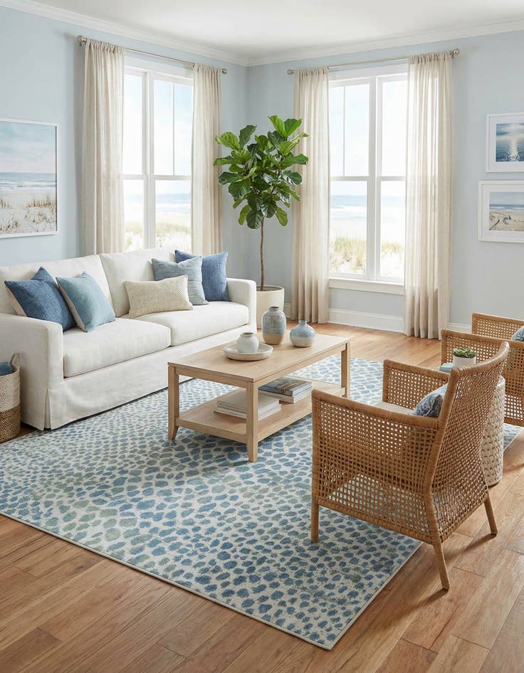 Detail image of 9' x 12' Kamala Washable Rug