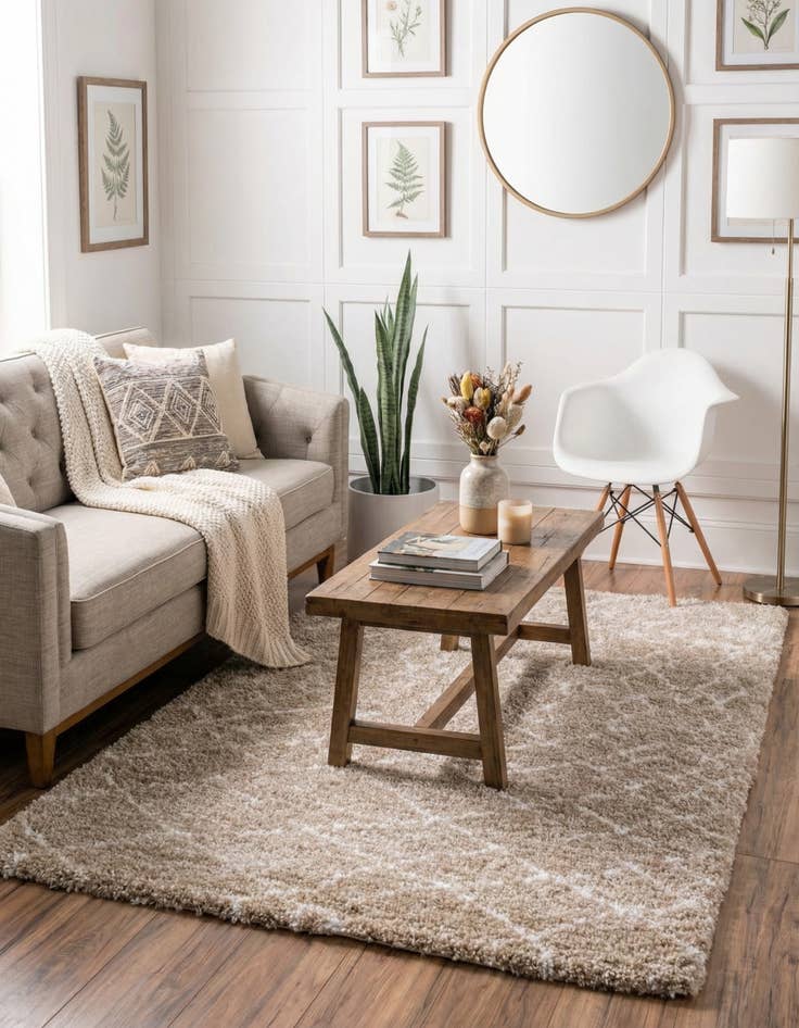 Detail image of 4' x 6' Marrakesh Shag Rug