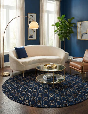 7' 10 x 7' 10 Vogue Geo Round Rug