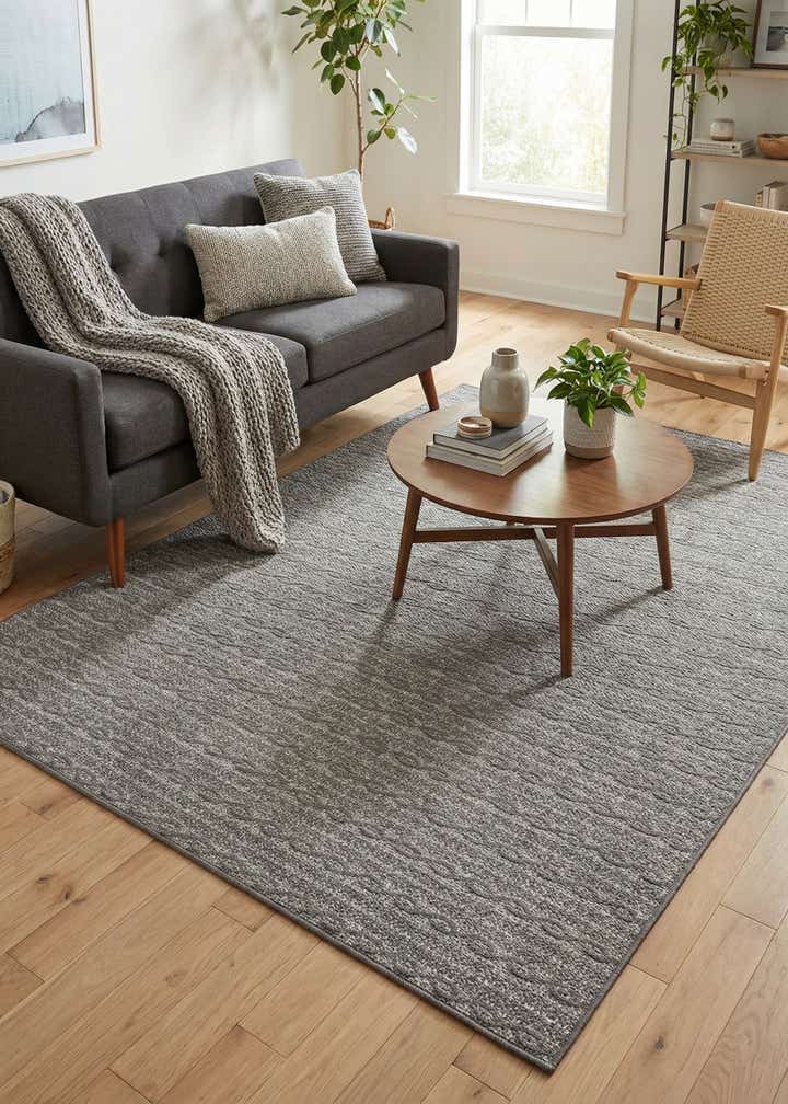 7' x 10' Easy-Clean Modern Indoor / Outdoor Rug