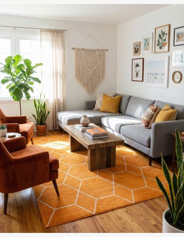 7' x 10' Trellis Frieze Rug