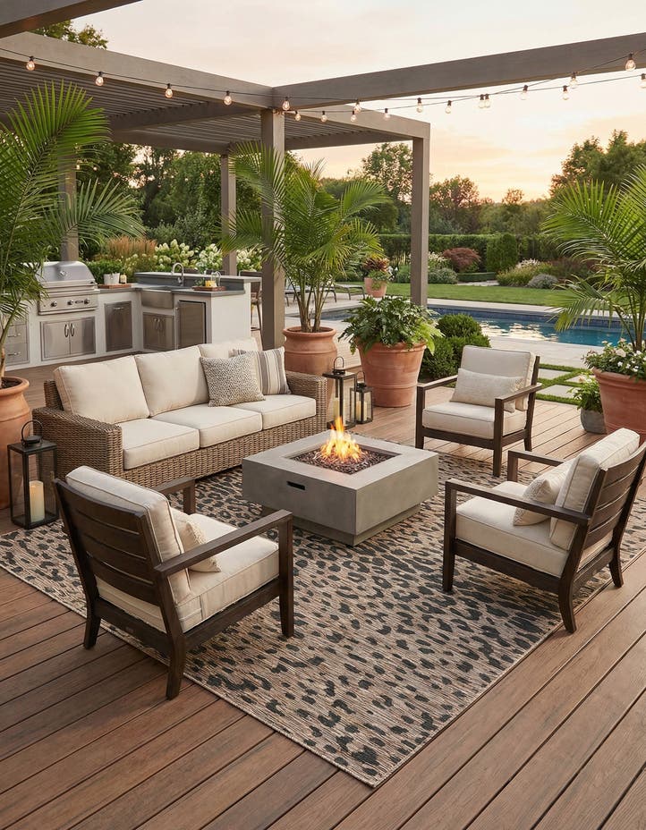 10' x 10' Easy-Clean Safari Indoor / Outdoor...