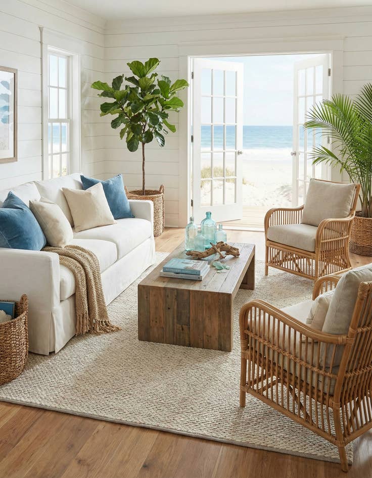 Detail image of  7' 10 x 10'  Hand Woven Seaside Pearl Jute Rug