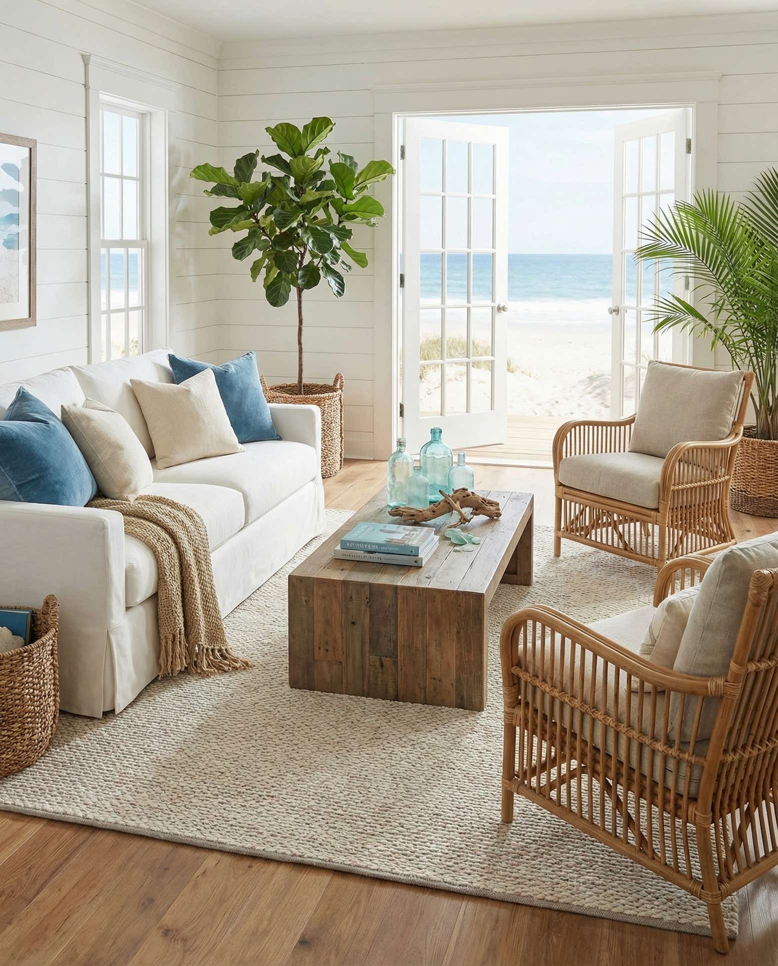 7' 10 x 10' Hand Woven Seaside Pearl Jute Rug