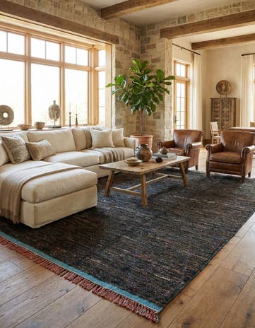 7' 10 x 10' 6 Hand Knotted Moroccan Wool Rug