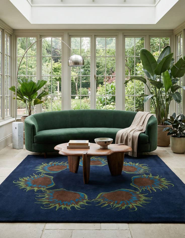 Detail image of 7' 5 x 7' 6 Luna Square Rug