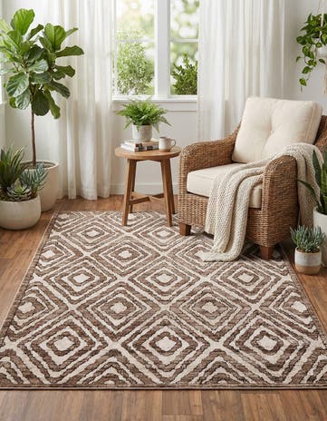 Chocolate Brown Hermitage Rug