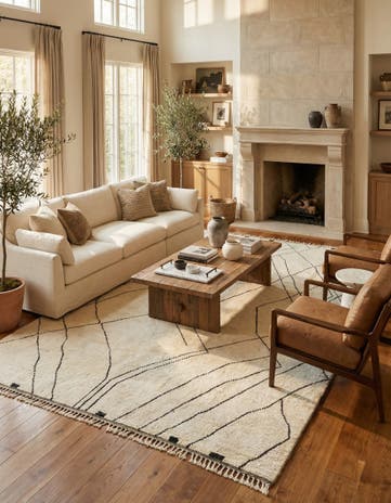 10' 1 x 15' 4 Hand Knotted Moroccan Wool Rug