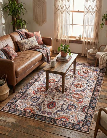5' 1 x 8' Washable Timeless Rug