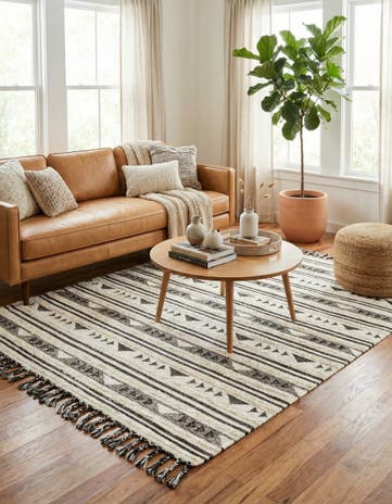9' x 12' Hand Woven Arizona Wool Rug