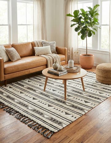 9' x 12' Hand Woven Arizona Wool Rug