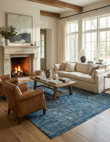 9' 5 x 12' 4 Hand Knotted Ultra Vintage Persian Wool Rug