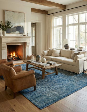 9' 5 x 12' 4 Hand Knotted Ultra Vintage Persian Wool Rug