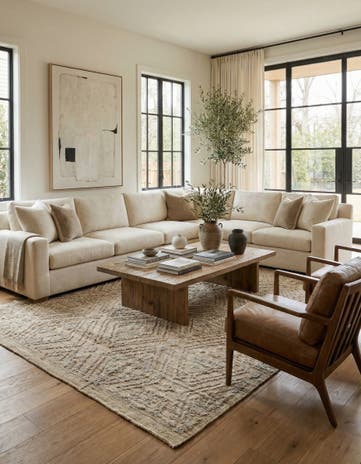 8' 10 x 12' 4 Hand Knotted Moroccan Wool Rug