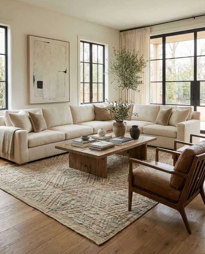 8' 10 x 12' 4 Hand Knotted Moroccan Wool Rug