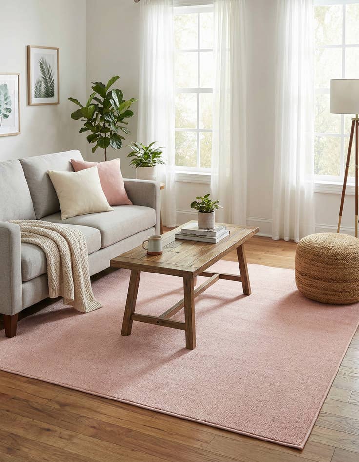 Detail image of 5' 3 x 5' 3 Everyday Solid Square Rug