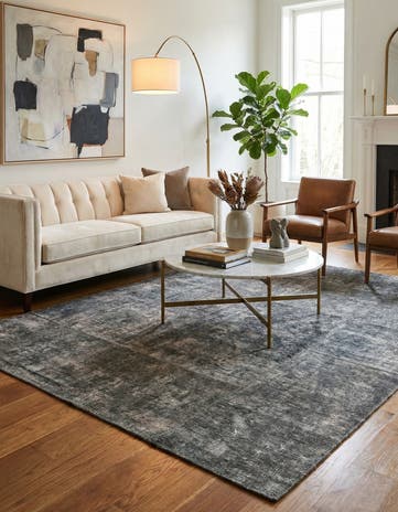 5' x 6' 6 Hand Knotted Ultra Vintage Persian Wool Rug