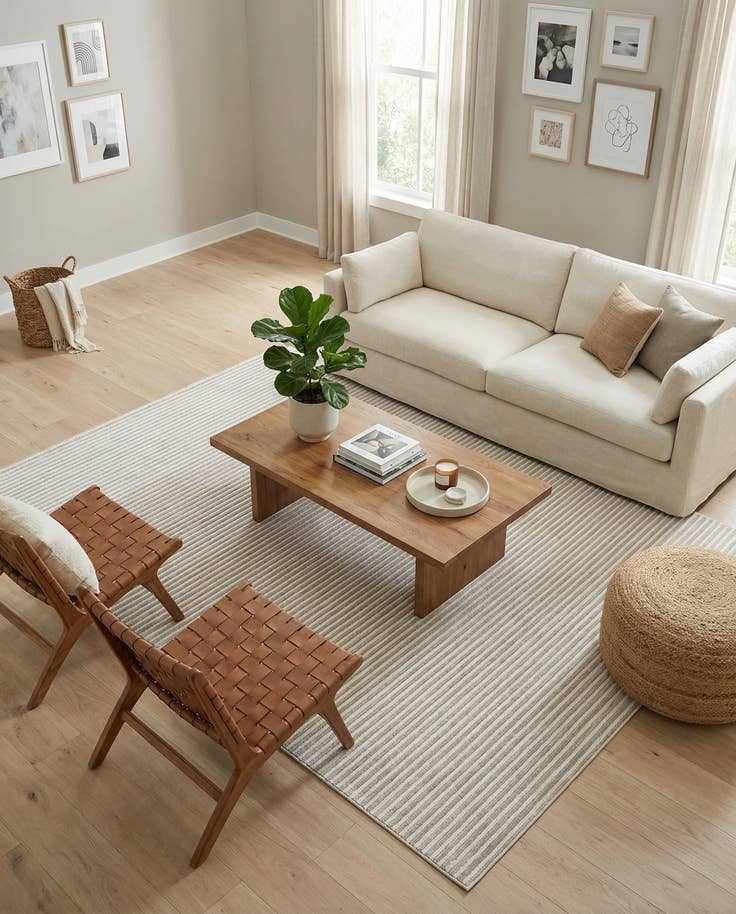 Detail image of 9' x 12' Easy-Clean Sabrina Soto Indoor / Outdoor Rug