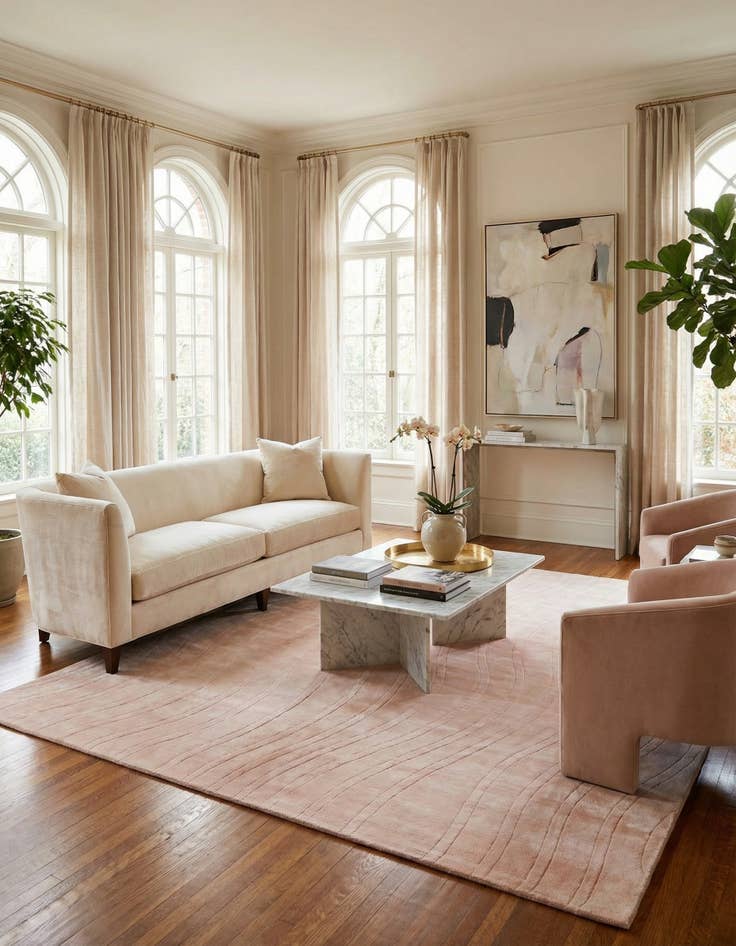 Detail image of 9' 10 x 13' 1  Hand Knotted Darya Wool Rug