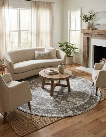 8' x 8' Veneto Round Rug