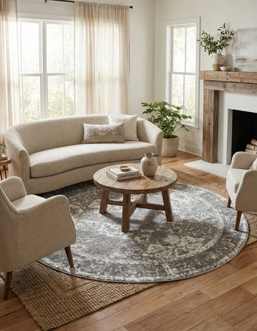 8' x 8' Veneto Round Rug