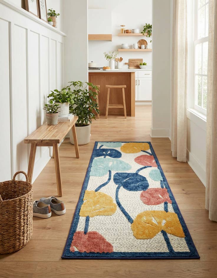 Detail image of 2' x 6' Easy-Clean Belize Indoor / Outdoor Runner Rug