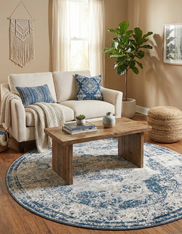 Detail image of 5' 3 x 8' Monaco Oval Rug