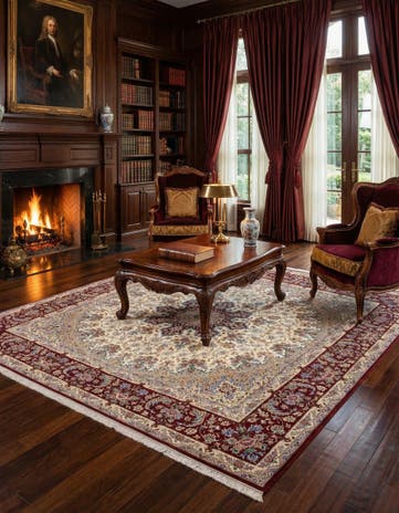 8' 4 x 8' 4 Isfahan Square Rug