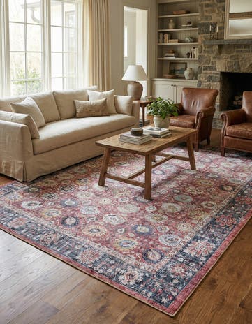 8' 4 x 12' Washable Timeless Rug