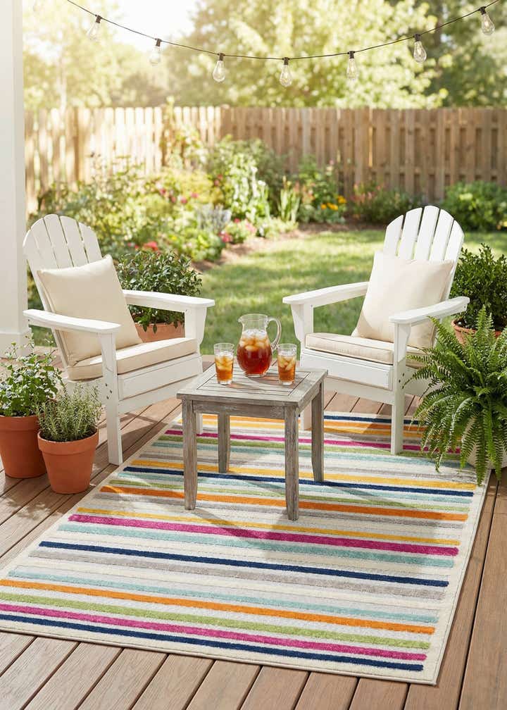 4' x 6' Easy-Clean Aruba Indoor / Outdoor Rug