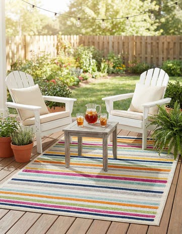 4' x 6' Easy-Clean Aruba Indoor / Outdoor Rug