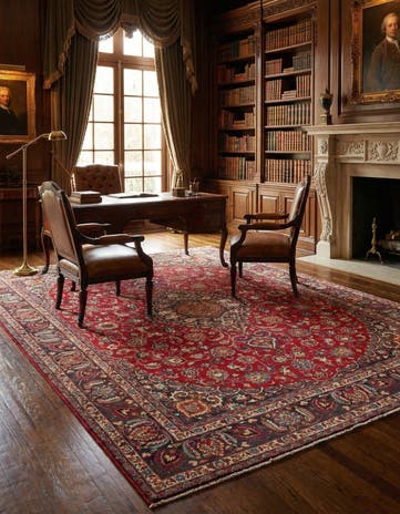 9' 5 x 12' 2 Mashad Rug
