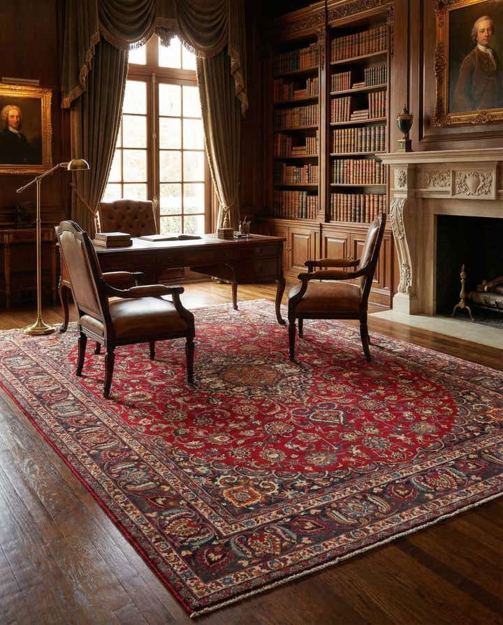 9' 5 x 12' 2 Mashad Rug