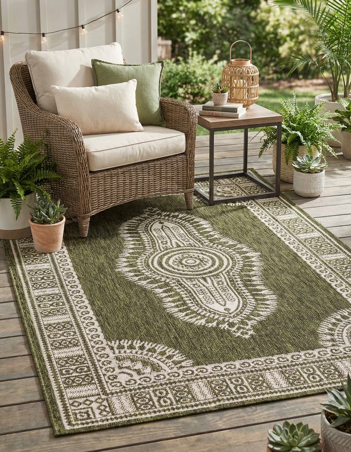4' x 6' Easy-Clean Traditional Indoor / Ou...