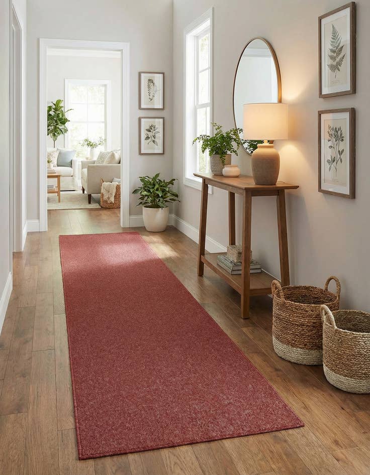 Detail image of 2' 6 x 10' Everyday Solid Runner Rug