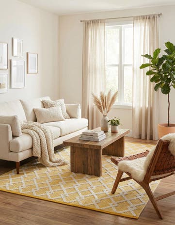 6' 1 x 9' Hand Knotted Jill Zarin Dorset Rug