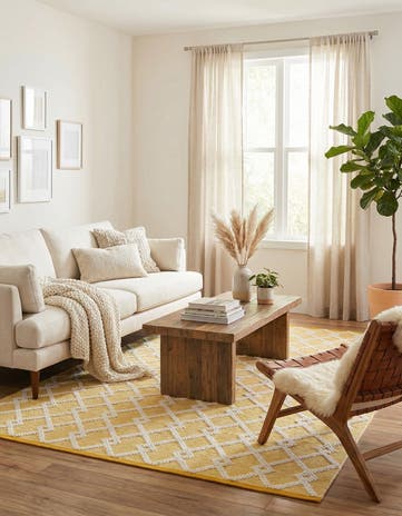 6' 1 x 9' Hand Knotted Jill Zarin Dorset Rug
