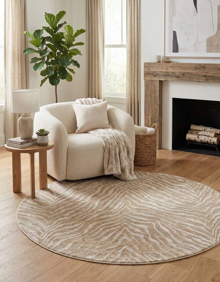 Detail image of 6' x 6' Finsbury Round Rug