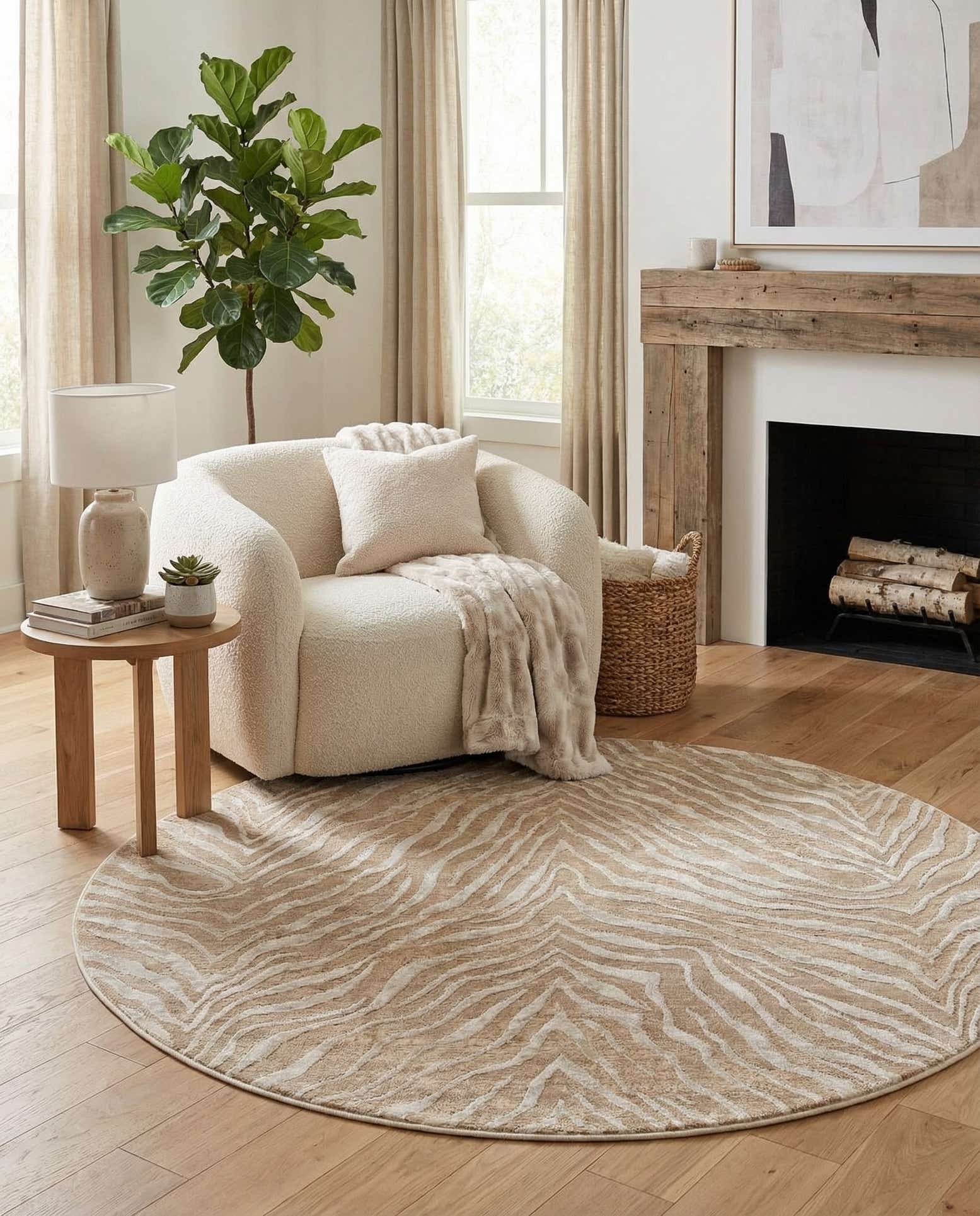 6' x 6' Finsbury Round Rug