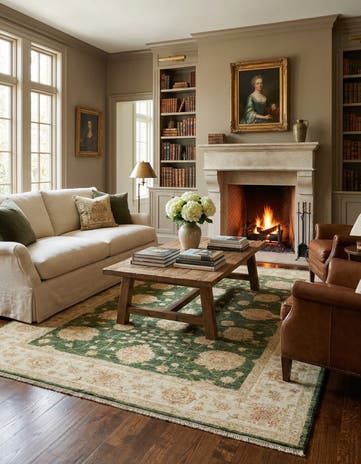 4' 11 x 6' 8 Kaizar Wool Rug