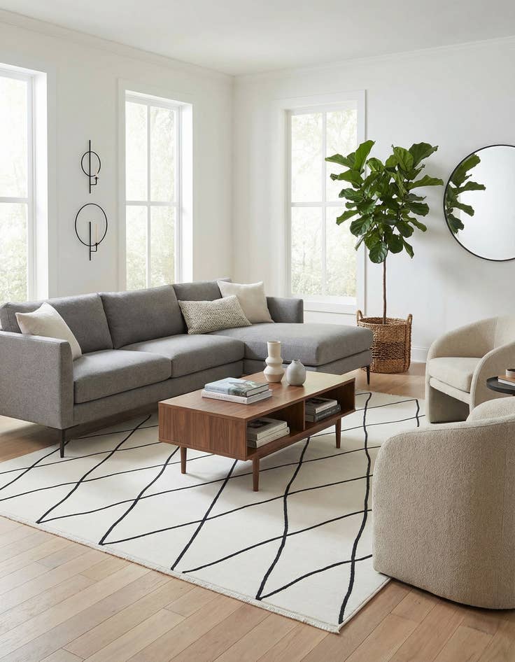 Detail image of  10' x 10' Milano Square Rug