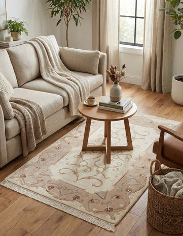 3' 1 x 4' 11 Hand Knotted Darya Wool Rug