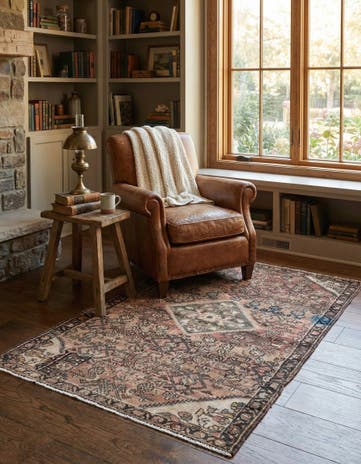 3' 1 x 5' 7 Hand Knotted Ultra Vintage Persian Wool Rug