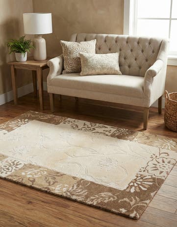 3' 1 x 4' 10 Hand Knotted Darya Wool Rug