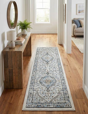 Ivory Nyla Runner Rug