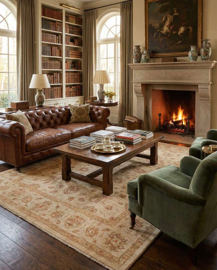 6' 8 x 9' 6 Hand Knotted Peshawar Ziegler Rug